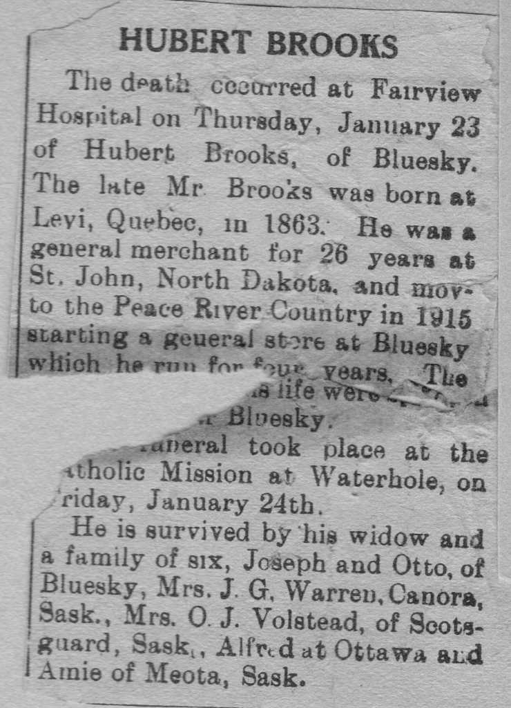 Hubert (Rousseau) Brooks Obituary 